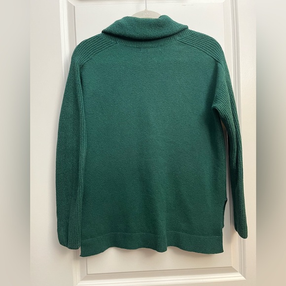 Banana Republic Green Cowl Neck Sweater Petite Small - Picture 4 of 8